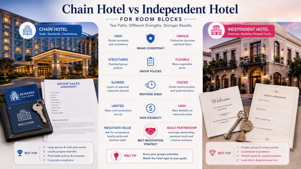 Should you book a chain or an independent hotel?