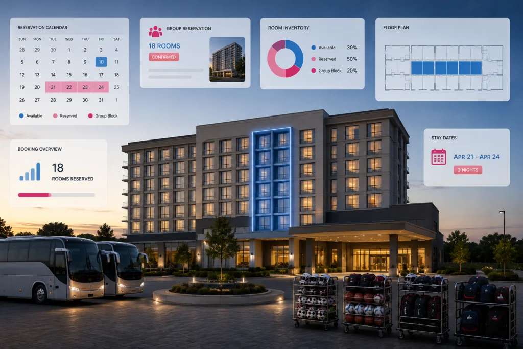 How to Book Hotel Rooms for Youth Sports Teams
