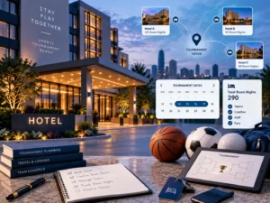 How Do You Book Hotels for a Sports Tournament?