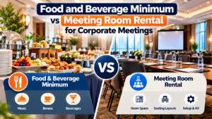 Food and Beverage Minimum vs Meeting Room Rental for Corporate Meetings