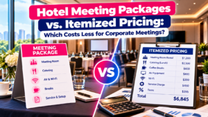 Hotel Meeting Packages vs. Itemized Pricing: Which Costs Less for Corporate Meetings?
