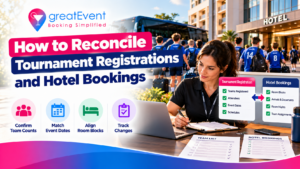 How to Reconcile Tournament Registrations and Hotel Bookings