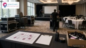 Event Logistics Checklist for Corporate Planners: Venue, Rooms, F&B, AV, and Transport