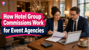 How Hotel Group Commissions Work for Event Agencies